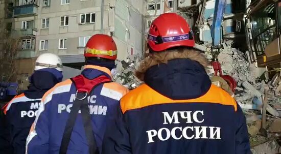 Взрыв бытового газа в жилом доме в Магнитогорске