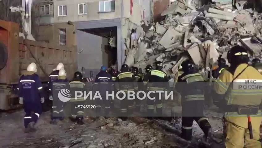 Взрыв бытового газа в жилом доме в Магнитогорске