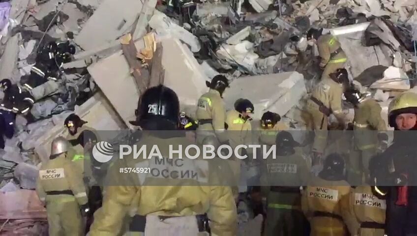 Взрыв бытового газа в жилом доме в Магнитогорске