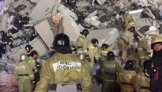 Взрыв бытового газа в жилом доме в Магнитогорске