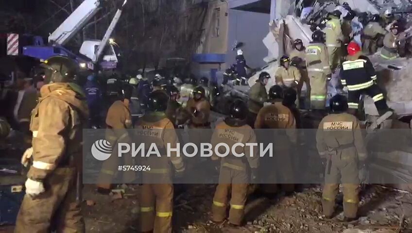 Взрыв бытового газа в жилом доме в Магнитогорске