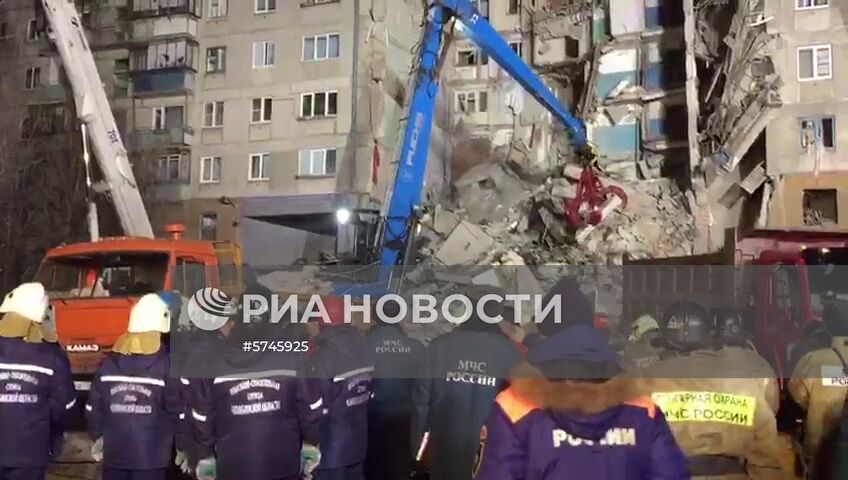 Взрыв бытового газа в жилом доме в Магнитогорске