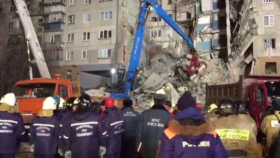 Взрыв бытового газа в жилом доме в Магнитогорске