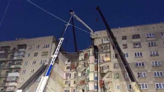 Взрыв бытового газа в жилом доме в Магнитогорске
