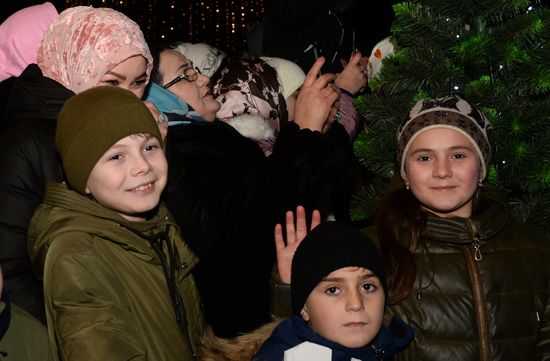 Празднование Нового года в городах России