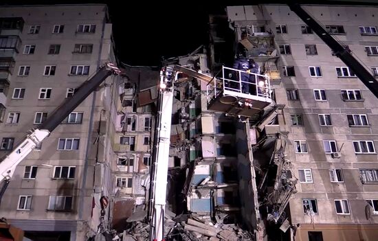 Взрыв бытового газа в жилом доме в Магнитогорске