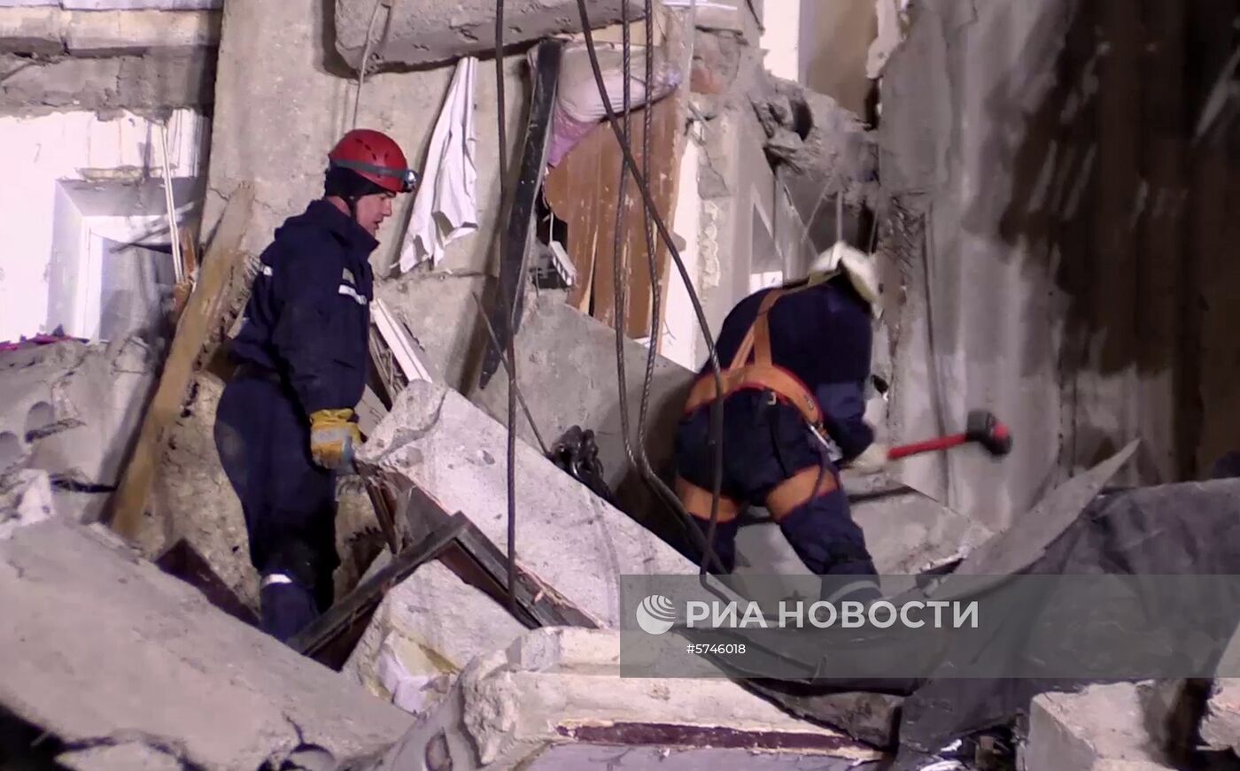 Взрыв бытового газа в жилом доме в Магнитогорске