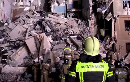 Взрыв бытового газа в жилом доме в Магнитогорске