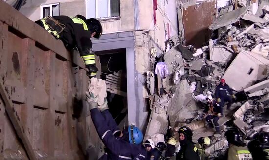 Взрыв бытового газа в жилом доме в Магнитогорске