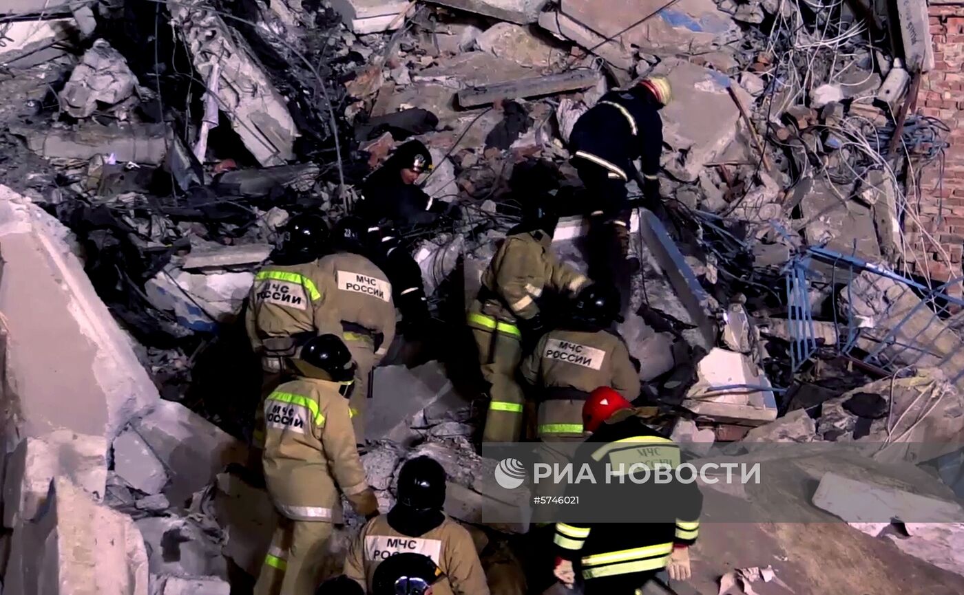 Взрыв бытового газа в жилом доме в Магнитогорске