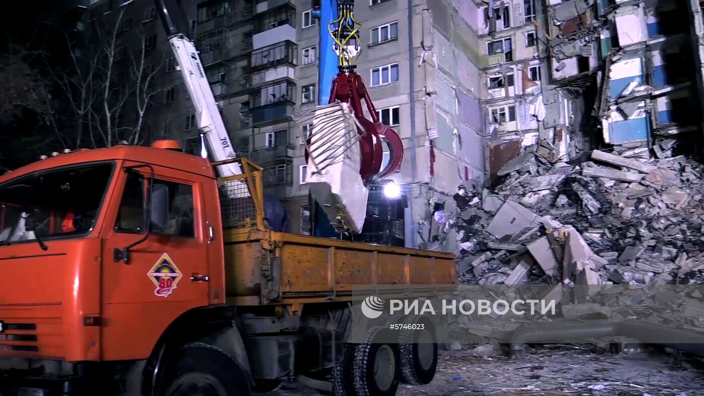 Взрыв бытового газа в жилом доме в Магнитогорске