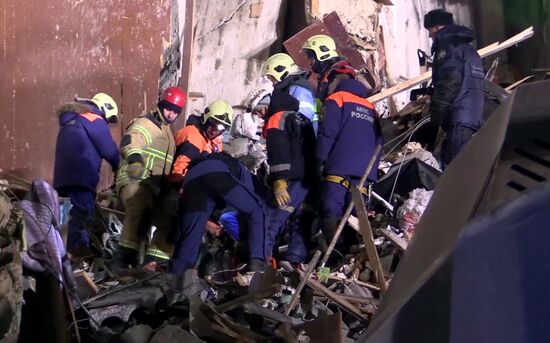 Взрыв бытового газа в жилом доме в Магнитогорске