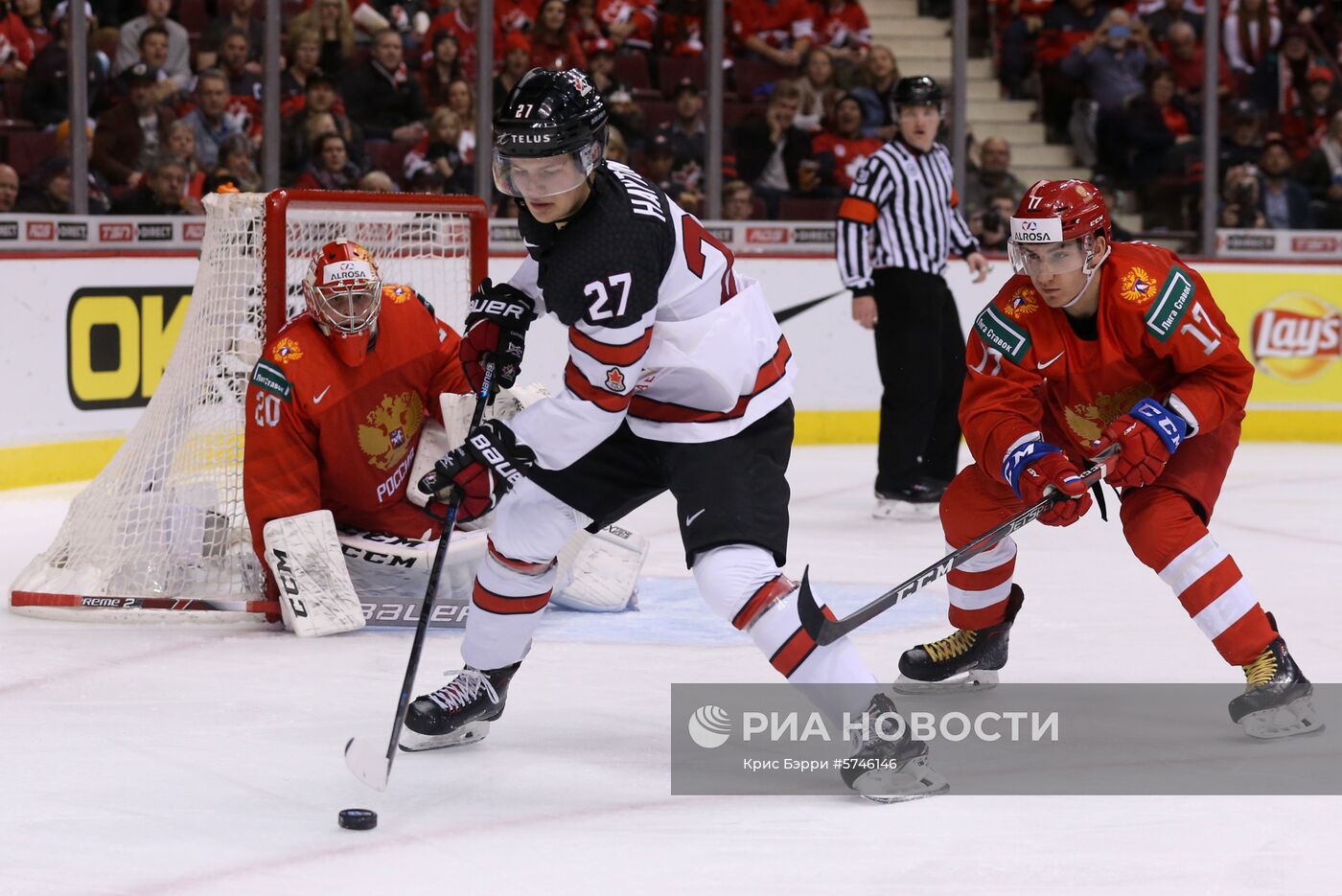 Хоккей. Молодежный чемпионат мира. Матч Россия - Канада