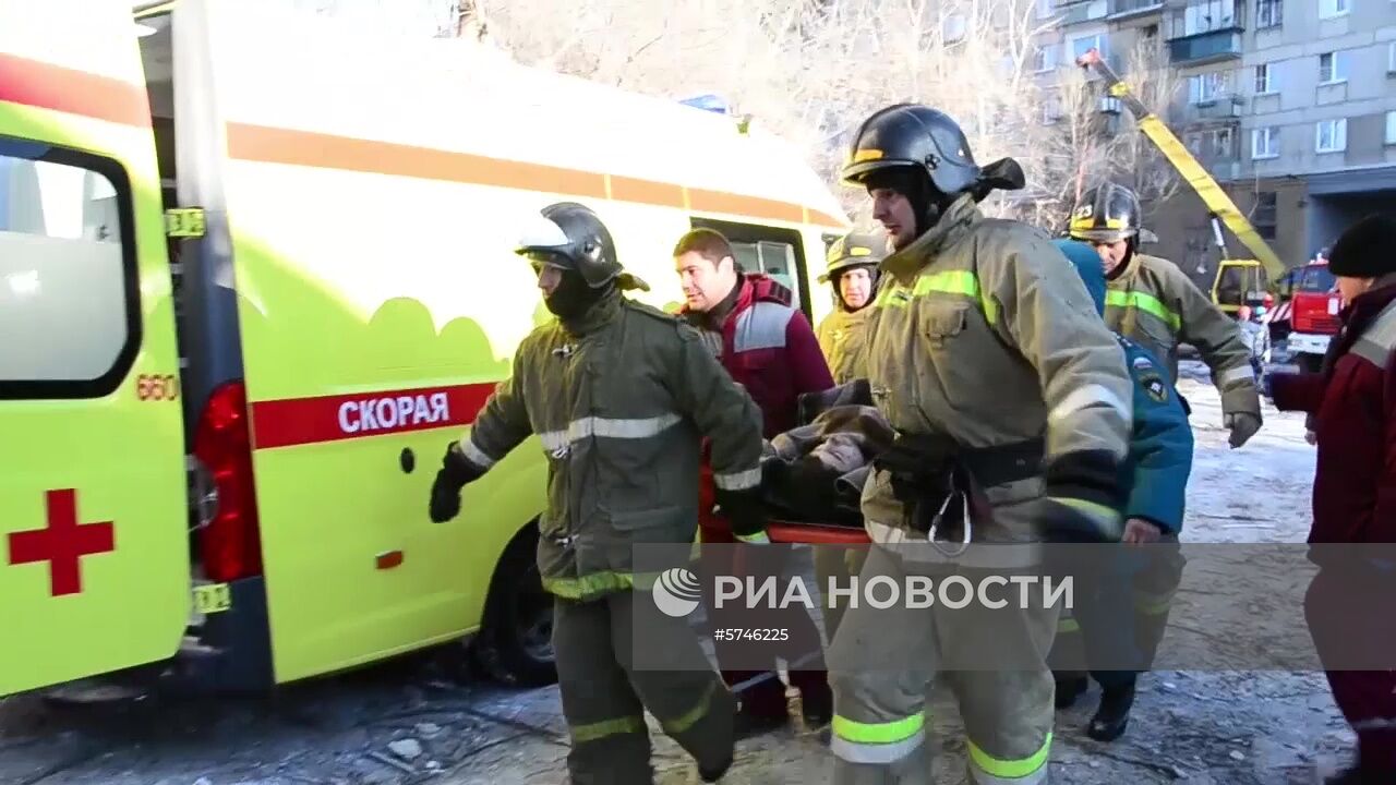 Взрыв бытового газа в жилом доме в Магнитогорске