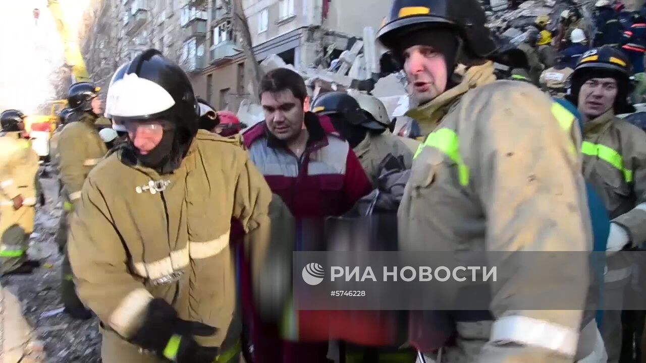 Взрыв бытового газа в жилом доме в Магнитогорске