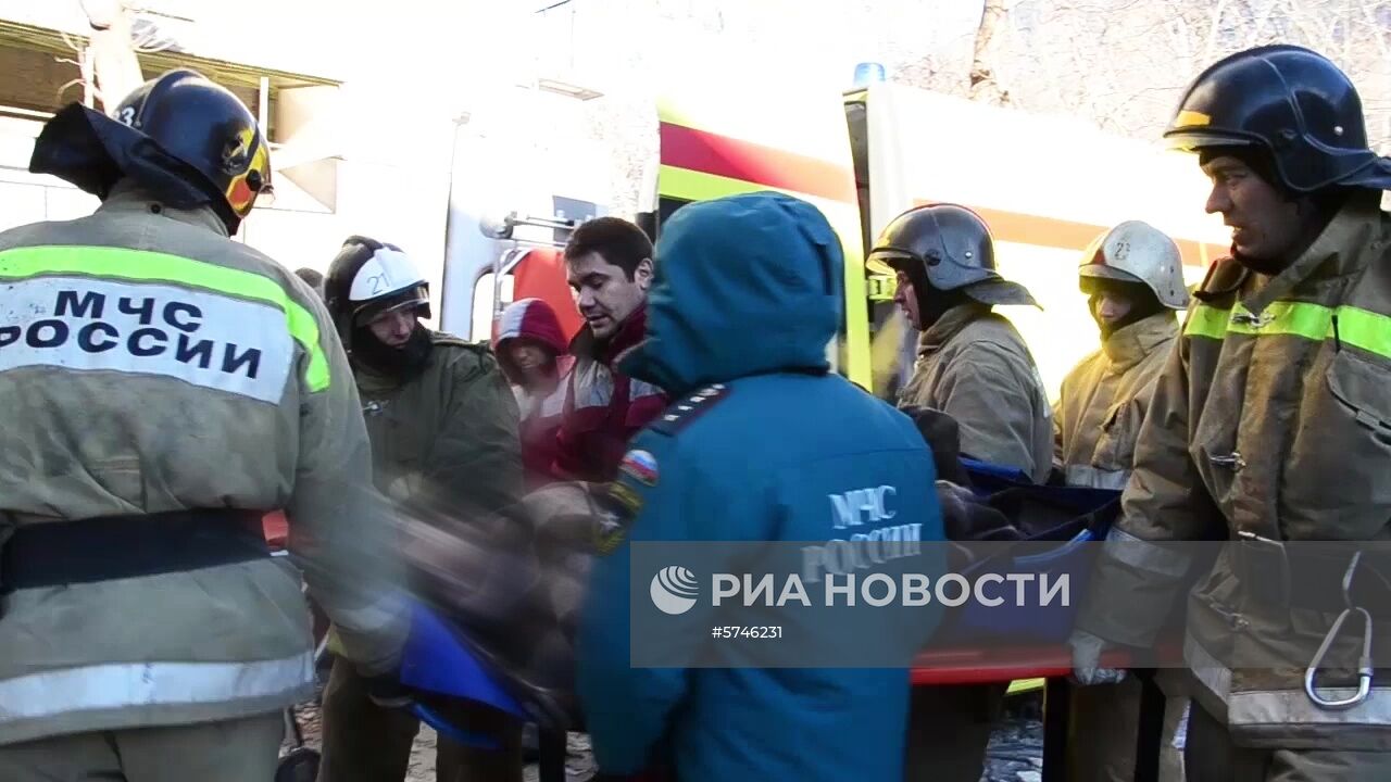 Взрыв бытового газа в жилом доме в Магнитогорске