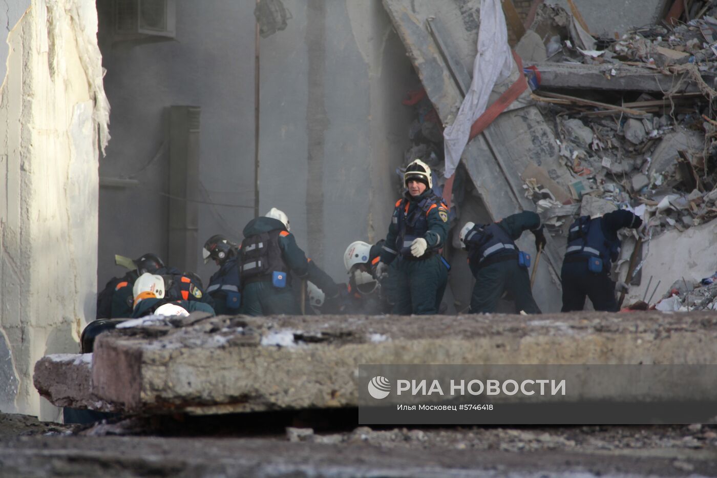 Ситуация в Магнитогорске в связи с обрушением подъезда жилого дома