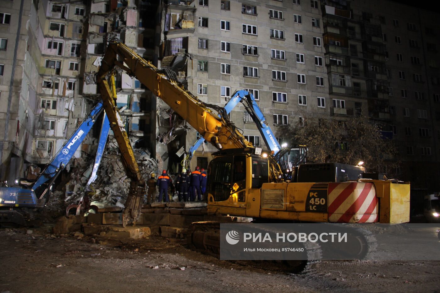 Ситуация в Магнитогорске в связи с обрушением подъезда жилого дома