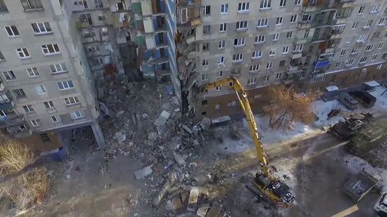 Ситуация в Магнитогорске в связи с обрушением подъезда жилого дома