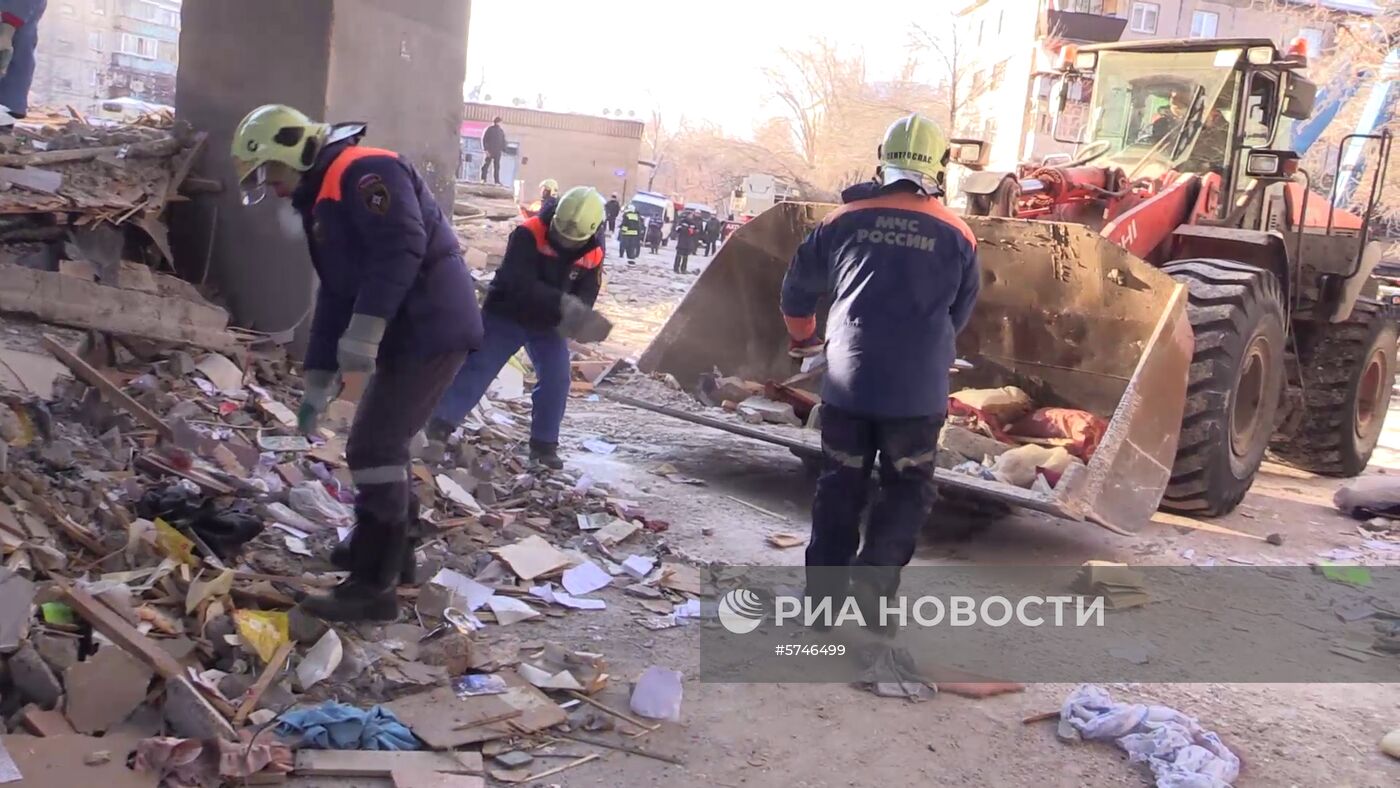 Ситуация в Магнитогорске в связи с обрушением подъезда жилого дома