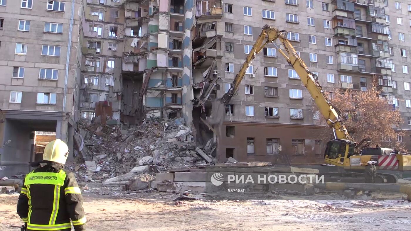 Ситуация в Магнитогорске в связи с обрушением подъезда жилого дома