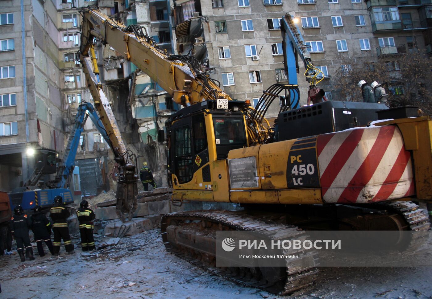 Ситуация в Магнитогорске в связи с обрушением подъезда жилого дома