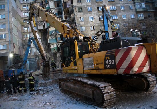 Ситуация в Магнитогорске в связи с обрушением подъезда жилого дома