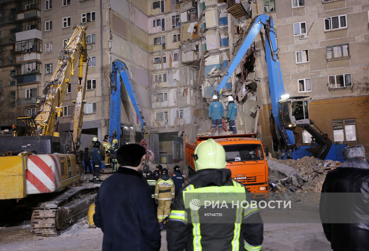 Ситуация в Магнитогорске в связи с обрушением подъезда жилого дома