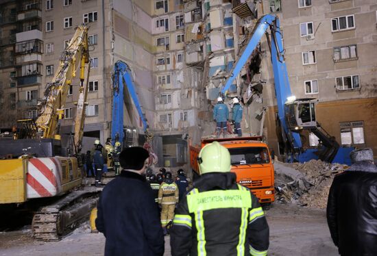 Ситуация в Магнитогорске в связи с обрушением подъезда жилого дома