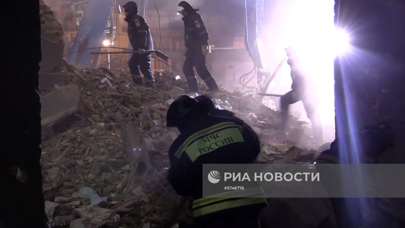 Ситуация в Магнитогорске в связи с обрушением подъезда жилого дома