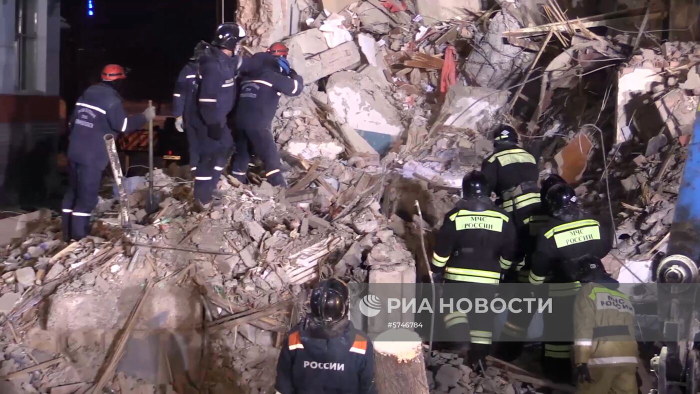 Ситуация в Магнитогорске в связи с обрушением подъезда жилого дома