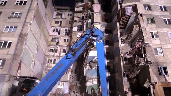 Ситуация в Магнитогорске в связи с обрушением подъезда жилого дома