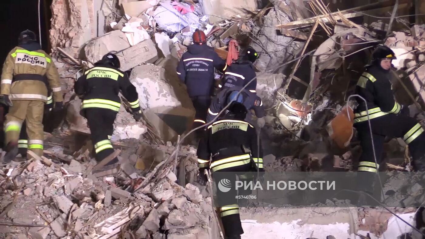 Ситуация в Магнитогорске в связи с обрушением подъезда жилого дома