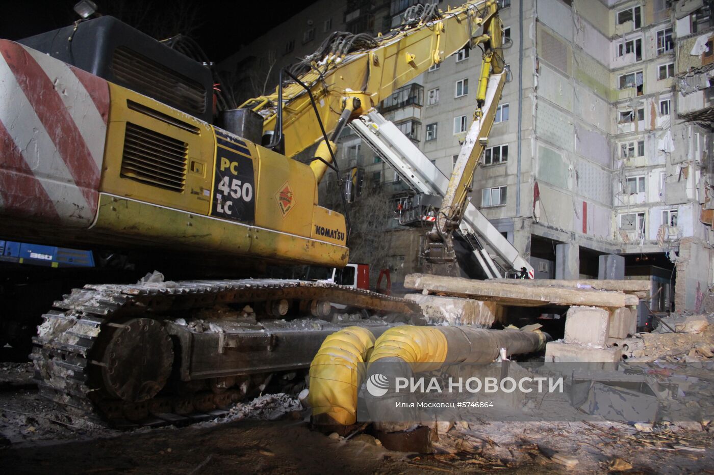Ситуация в Магнитогорске в связи с обрушением подъезда жилого дома