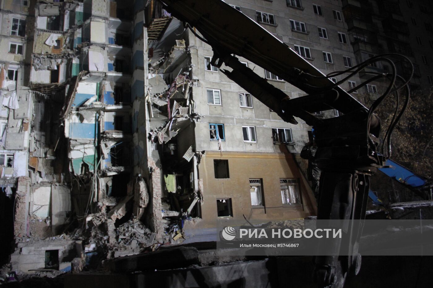 Ситуация в Магнитогорске в связи с обрушением подъезда жилого дома