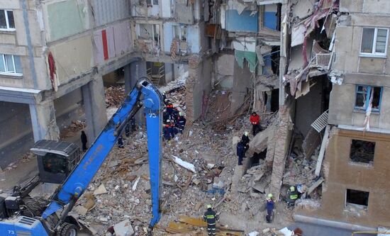 Ситуация в Магнитогорске в связи с обрушением подъезда жилого дома