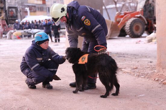 Ситуация в Магнитогорске в связи с обрушением подъезда жилого дома