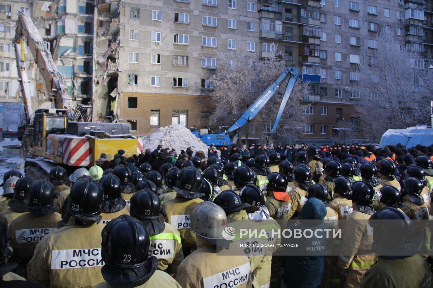 Ситуация в Магнитогорске в связи с обрушением подъезда жилого дома