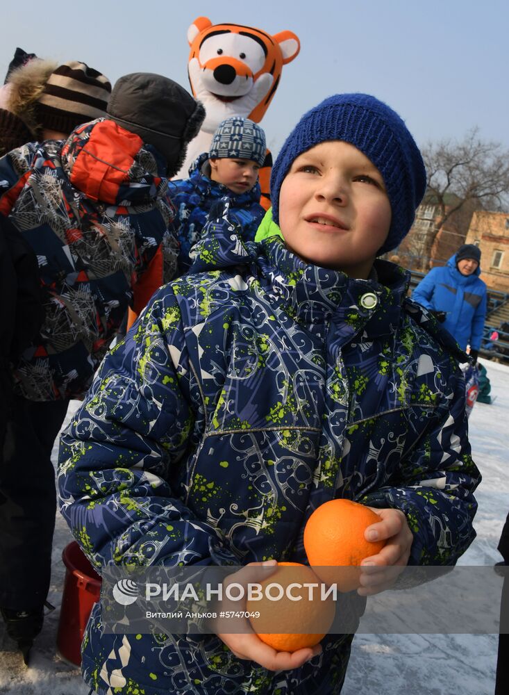 Праздник "Зима спортивная" во Владивостоке