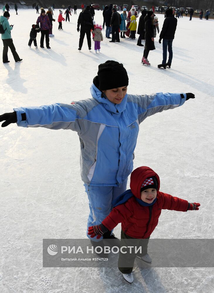 Праздник "Зима спортивная" во Владивостоке