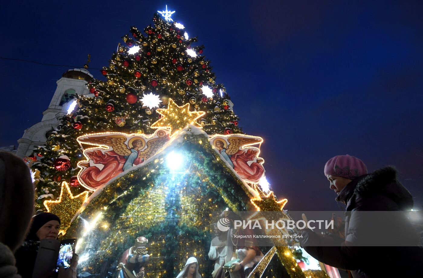 Вертеп у Храма Христа Спасителя 