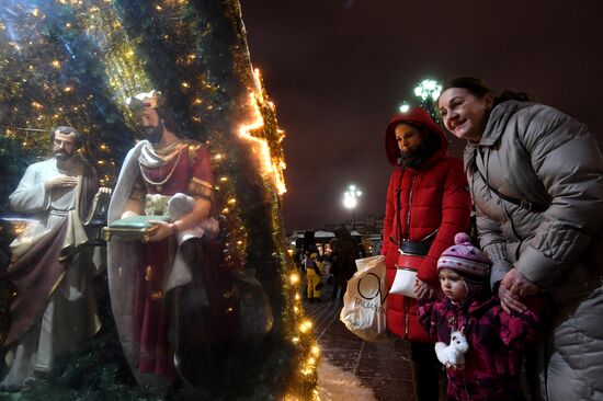 Вертеп у Храма Христа Спасителя 