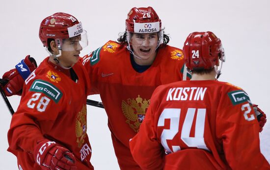 Хоккей. Молодежный чемпионат мира. Матч за третье место