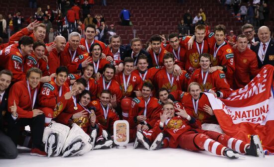 Хоккей. Молодежный чемпионат мира. Матч за третье место