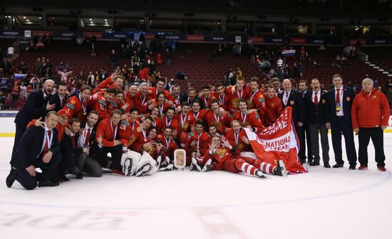 Хоккей. Молодежный чемпионат мира. Матч за третье место