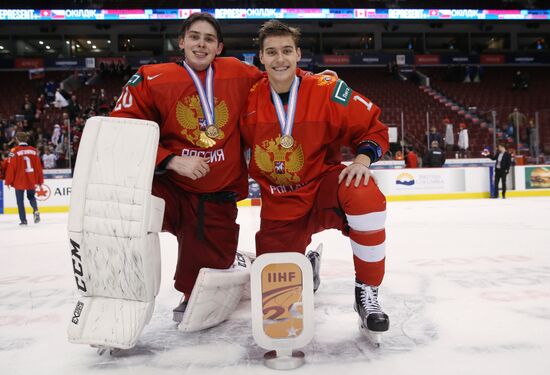 Хоккей. Молодежный чемпионат мира. Матч за третье место
