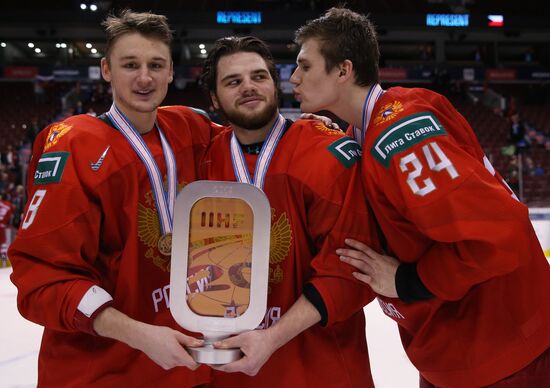 Хоккей. Молодежный чемпионат мира. Матч за третье место