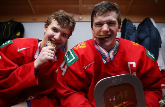 Хоккей. Молодежный чемпионат мира. Матч за третье место