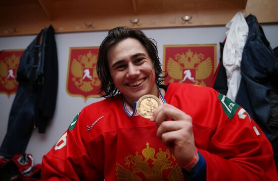 Хоккей. Молодежный чемпионат мира. Матч за третье место