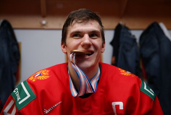 Хоккей. Молодежный чемпионат мира. Матч за третье место